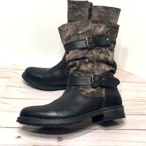 Eric Michael Noelle leather camou boot EU40